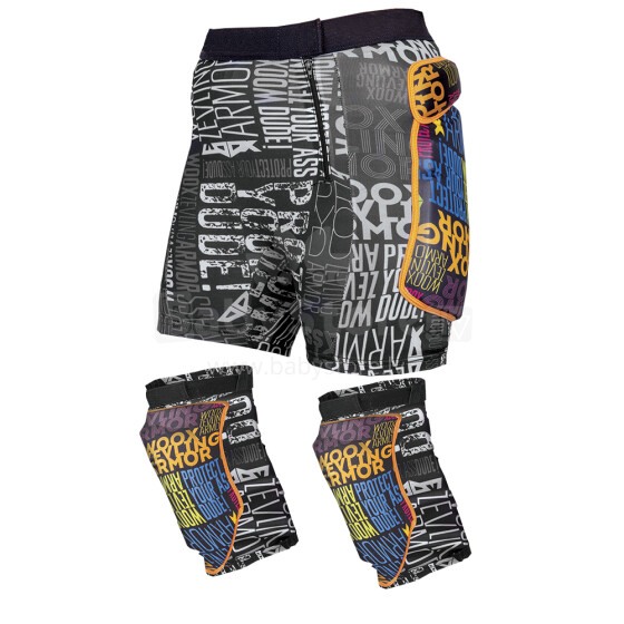 Spokey Beta Art. 834133 Protection shorts + knee-pads set (S-L)