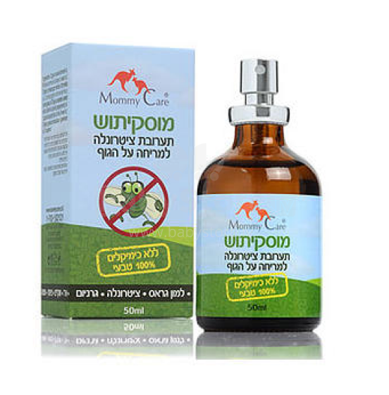 Mommy Care Mosquito Art.8000061 Citronellas eļļas maisījums odu un knišļu atbaidīšanai, 50 ml