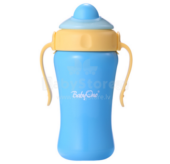 BabyOno Art. 1046 Krūze ar salmiņu, 360ml