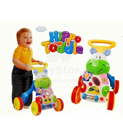 „Sunlike Art.83570 Hippo Handcart Recorder Walker“ - stumiamasis žaislas