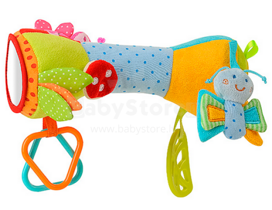 BabyOno Art.1256 Mīksta rotaļlieta 'Attīstošais veltnis'