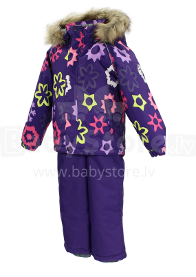 „Huppa'16 Winter 4148CW Warm Baby“ žieminis šiltų kostiumų švarkas + kelnės (122cm) spalva: P43