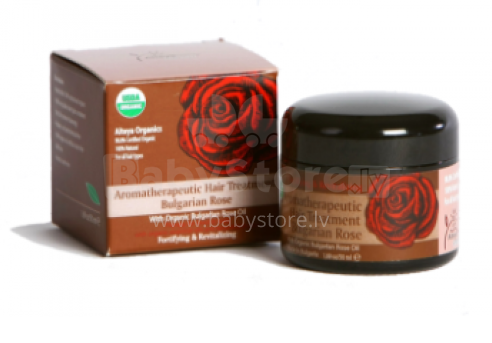 Alteya Organics Organinis aromatinis rožių sviestas plaukams 50ml
