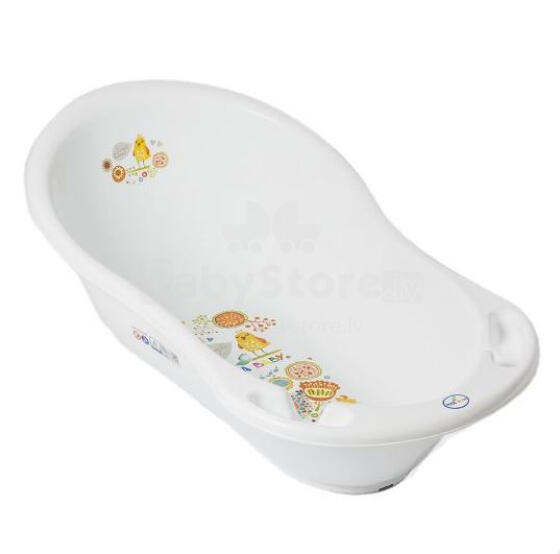Tega Baby Folk Art.FL-004-103 White Детская ванночка с термометром 86 см