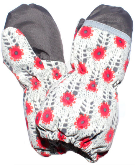 LENNE '16 Mittens 15175/1010 Ziemas termo cimdi bērniem (Izmēri 0-2)