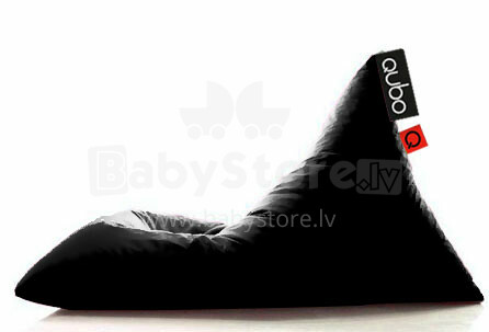 „Life by Qubo ™ Tryangle All Black“ 80972 balno krepšys, pūstukai, minkšti sėdmaišiai su sėdmaišiu, sėdmaišis