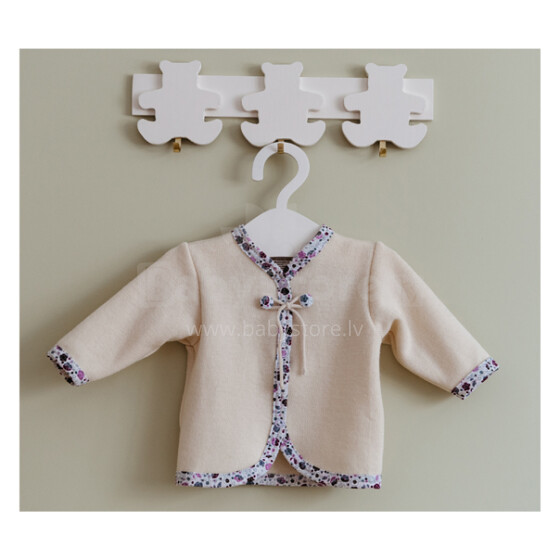 Lorita baby loose jacket with Velcro buttons from 100% organic  cotton art.874