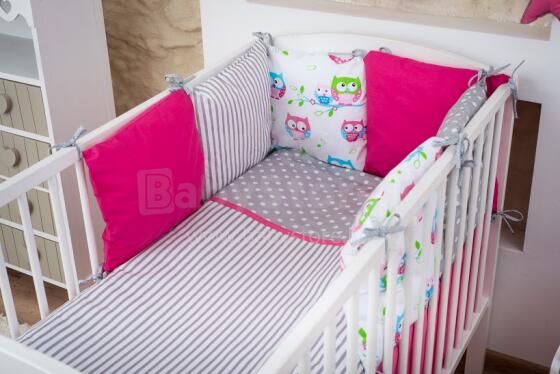 La bebe™ Cotton Borders Set 8 Art.81211 Gultas veļas komplekts no 8 daļām