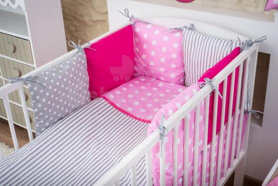 La bebe™ Cotton Borders Set 8 Art.81233 Комплект постельного белья из 8 частей