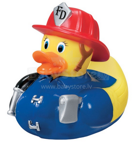 Munchkin Art. 012148 White Hot Super Safety Bath Duck (Fire Ducky) Vannas rotaļlietaa ar karstuma indikātoru 'Drošā pīle'