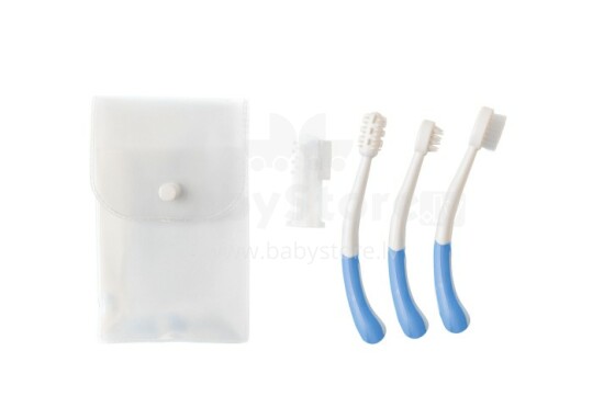 Nuvita Art. 1145 Blue Набор для гигиены первых зубок и полости рта