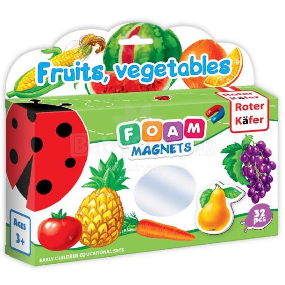Roter Käfer RK2101-04 Набор мягких магнитов Фрукты Овощи (Vladi Toys)