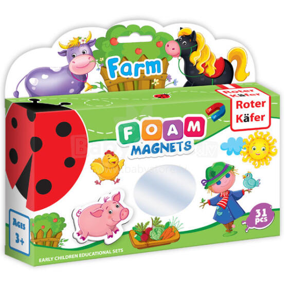 Roter Käfer RK2101-01 / 05 Mīkstā puzle ar magnētiem Saimniecība (Vladi Toys)