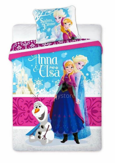 Kapri  Disney Bedding Frozen  Хлопковое постельное белье  160x200см