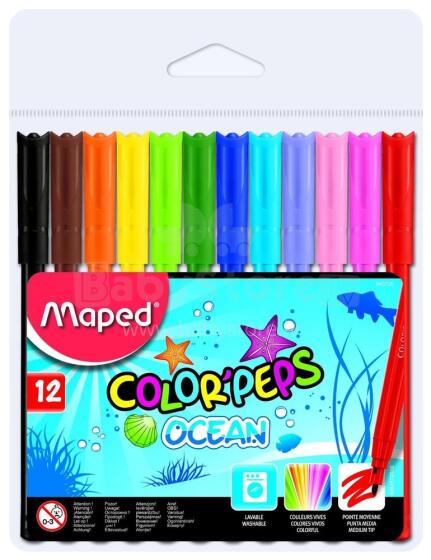 Maped Color'peps Ocean Markers (12 colors)