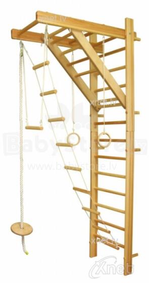 Climbing Rack Art.R5GU Col.001 Комплект шведской деревяной стенки 250x67x10cм