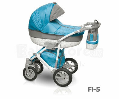 Camarelo '17 Figaro plk. „FI-5“ kūdikių vežimėlis trys viename