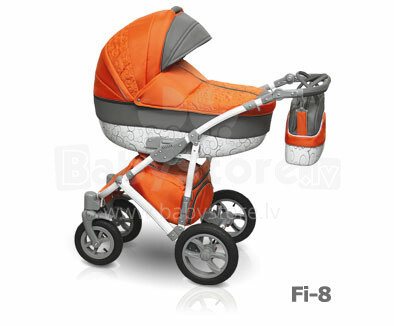 Camarelo '17 Figaro plk. „FI-8“ universalus vaikiškas vežimėlis trys viename