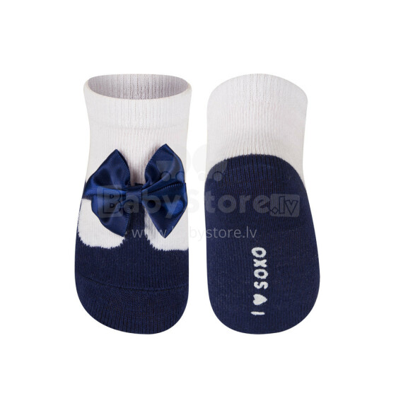 Soxo Art.37571 Хлопковые стильные носки для девочки 0-12м.