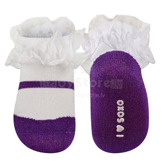 Soxo Art.65281 Хлопковые стильные носки для девочки