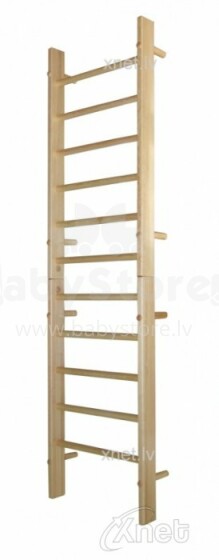 Laipiojimo stovas Art.008860 Švediški sieniniai mediniai laiptai 130 cm