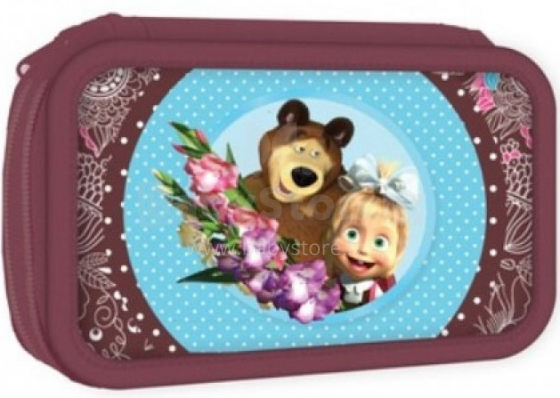Masha and the Bear Art.22104 Penālis pildspalvām un zīmuļiem Maša un lācis (bez piederumiem)