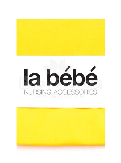 La Bebe Cotton Satin Yellow  Art.81930 простынь 105x150cm
