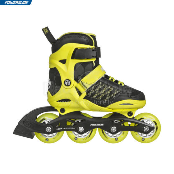 Powerslide Phuzion Galaxy neon yellow Art.940194 Bērnu skrituļslidas