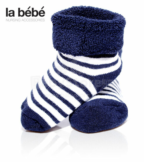 La Bebe™ Natural Eco Cotton Baby Socks Art.81959  Натуральные хлопковые носочки для новорожденного