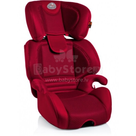  2/3 vai 15-36kg. sarkans bērnu autokrēsls