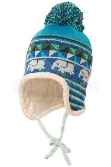 Lenne'16 Art.15374/6310 Ellis Knitted hat Детская шапка на завязочках.