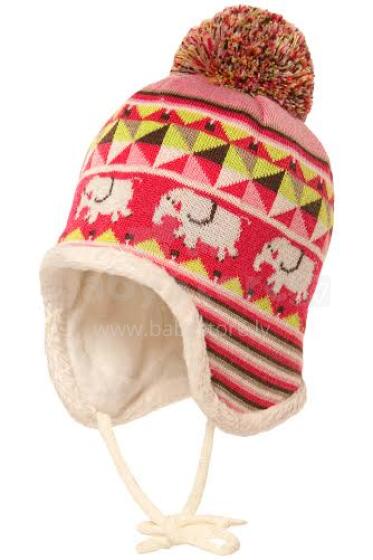 Lenne'16 Art.15374/1730 Ellis Knitted hat Детская шапка на завязочках.