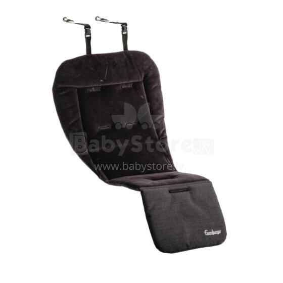 Emmaljunga Soft Seat Pad Art. 62610 Lounge Black  Mīksts ieliktnis ratiņiem