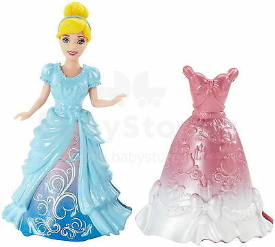 „Mattel Disney Princess Magic Clip“ „Pelenės lėlės“ menas. „X9404 Disney“ mini princesė