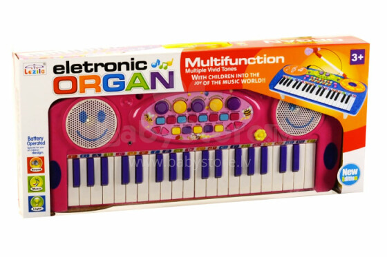 „Musical Star Piano Art.417272“ muzikinis žaislas vaikams - sintezatorius su garsais ir šviesomis