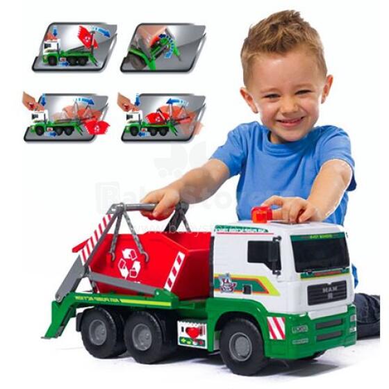 Dickie Toys Art.20333610 Air Pump Container Truck Liela spēļu kravas mašīna ar konteineri