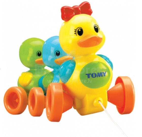 Tomy Art.E4613 Каталка 'Семья утят'