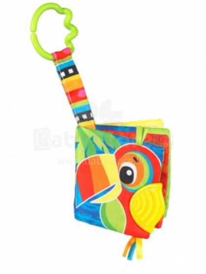 Playgro Art. 0183858 Jazzy Jungle Мягкая игрушка-книжка-зубогрызка