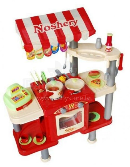 PW Toys Art.IW009 Interaktyvi žaislinė virtuvė - kavinė