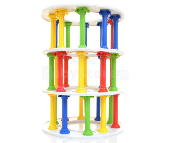 Edu Fun Toys Art.007-26B Stacking Krītošais tornis galda spēle