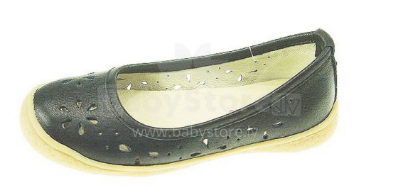 DDStep (DDStep) Art.DA06133 Juoda Itin patogūs mergaičių odiniai batai (25-30)