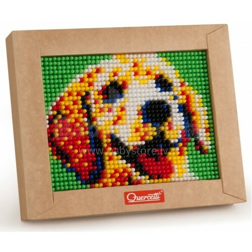 Quercetti Art. Q0821 Мозайка Mini Pixel Art с Изображением Собаки