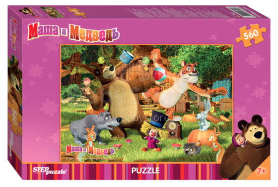 Step Puzzle Art.97018 puzzle Masha and the Bear 360