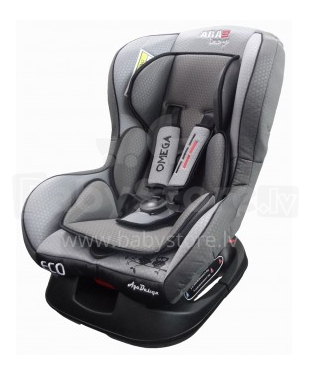 Aga Design Omega Art.N303 Grey Bērnu autokrēsliņš no 0-18 kg