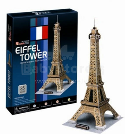 Stebuklingas galvosūkis Eifelio bokšto str. B668-2 / 293469 3D galvosūkis