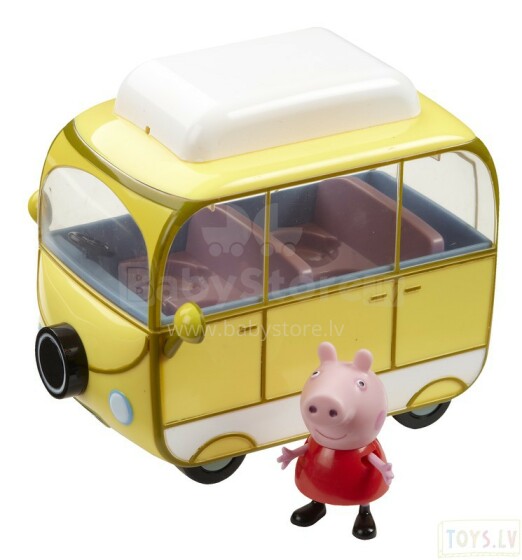 Peppa Pig Art. 05325 Кемпинг Пэппы, 4 фигурки, автомобиль-фургон