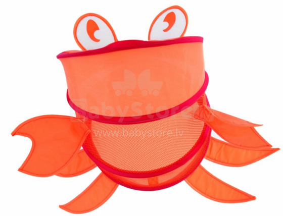 Ludi Basnet Crab Art.2195 Piestiprināms mantu maisiņš vannas rotaļlietām