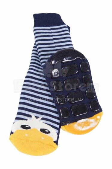 „Weri Spezials 22001/2010 Duck“ vaikiškos kojinės su ABS (ne nuožulniomis) mėlynos spalvos