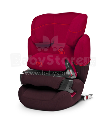 „Cybex '17“ „Aura Fix“ plk. „Rumba Red“ Naujoviška, ypač saugi vaikiška kėdutė vaikams (9-36 kg)