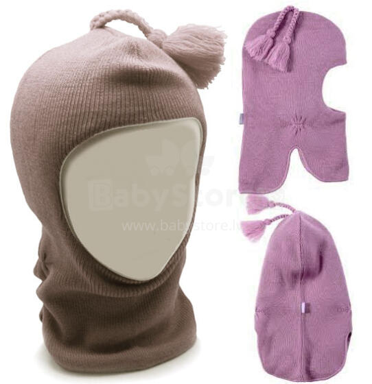 LENNE'16 Mac 15582/122 Knitted cap Mazuļu adīta vilnas cepure apkakle (izm.40-48)